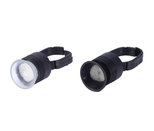 Anelli con spugna - contenitori per pigmento - 25 pz. - 2 colori