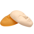 Viso 3D siliconico con base per esercitazioni