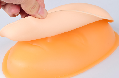 Viso 3D siliconico pelle intercambiabile per base