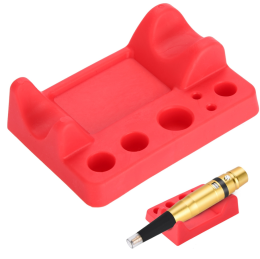 Supporto siliconico, rosso per pen e coppette