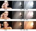 Lampada doppia LED per trucco, ciglia, tatuaggio, foto + treppiede