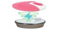Spazzola esfoliante in silicone impermeabile - ricarica wireless NFC
