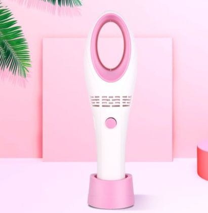 Ventilatore portatile senza pale, raffreddamento, ciglia, asciugatura colla, sopracciglia, estetica