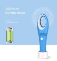 Ventilatore portatile senza pale, raffreddamento, ciglia, asciugatura colla, sopracciglia, estetica