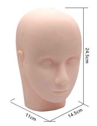 Testa 3D di alta qualità - silicone per esercitazioni
