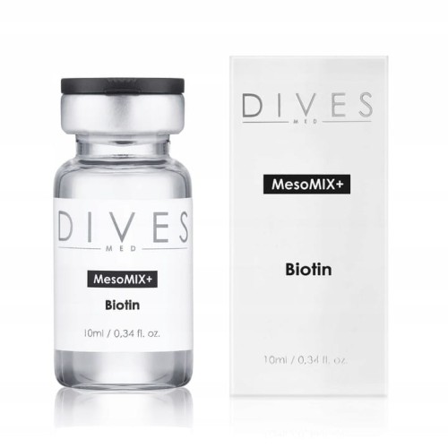 DIVES MED - Biotin 10ml - biotina, condizionamento dei capelli e terapia tricologica, mesoterapia