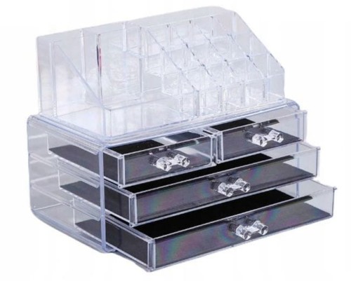 Supporto, organizer cosmetico per pigmenti, rossetti, pennelli, penne -O8