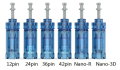 Dr Pen A9/M8S - cartucce - ago per mesoterapia, microaghi