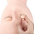 Testa 3D con palpebre intercambiabili - in silicone per esercitazioni
