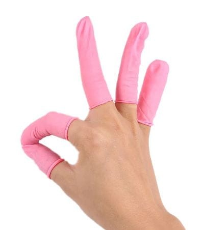 copri dita, copri dita in gomma - 50 pz.