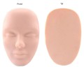 Faccia in silicone per esercitarsi