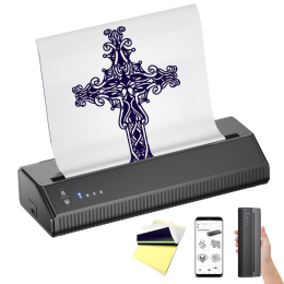Stampante termica wireless per trasferimento tatuaggi, A4, Bluetooth, USB - P8008