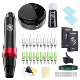 MAST - set S4 Slim - WQ385 + controller per pigmentazione, tatuaggi, su cartucce Hawk