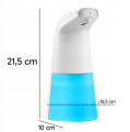 Dispenser senza contatto per disinfettante/sapone con sensore - per casa, hotel, ufficio, centro estetico
