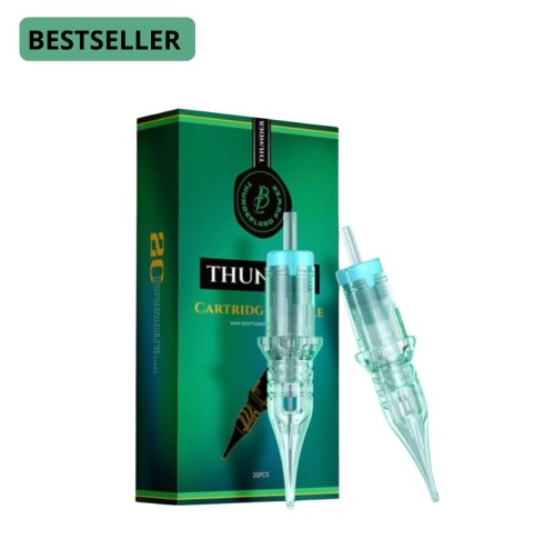 Cartuccia Thunder Green con membrana - HAWK per Cheyenne, Mast, P30, Equalizer - per tatuaggio/trucco permanente