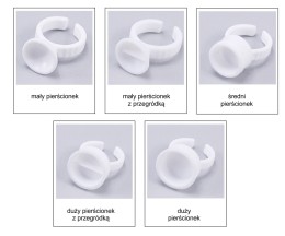 Anelli - contenitori per pigmento - 25 pz.