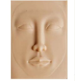 Pelle 3D per esercitazioni - viso - sopracciglia e labbra