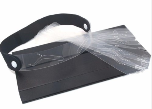 Set elegante di sagome per sopracciglia